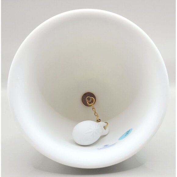 Lladro 1992 Porcelain Christmas Bell Ornament Poinsettia & Candle w/ Box - Picture 5 of 10